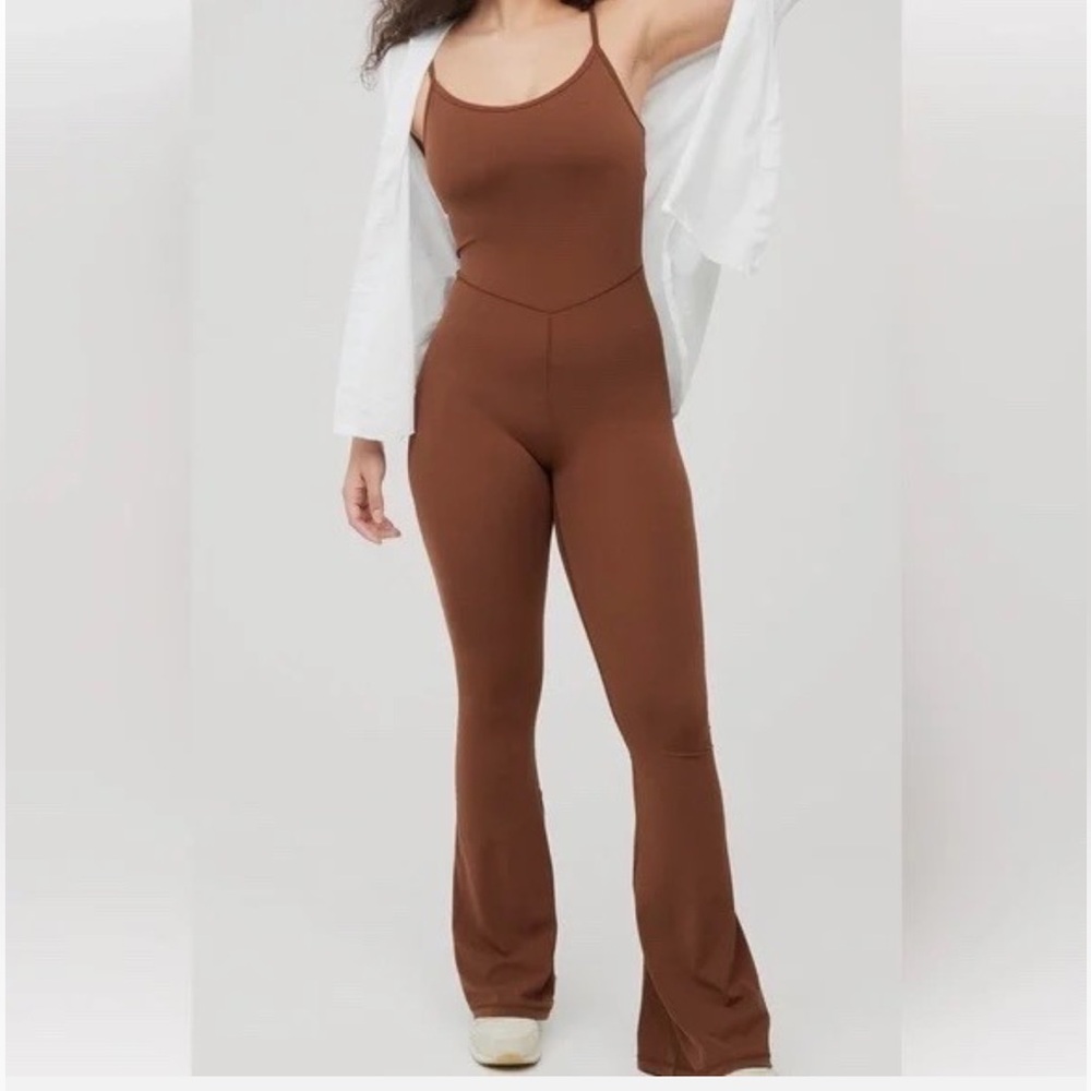 Aerie Offline Brown Jumpsuit